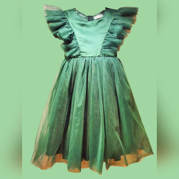 Trish Scully Emerald Green Dress Size Girls Formal Dress